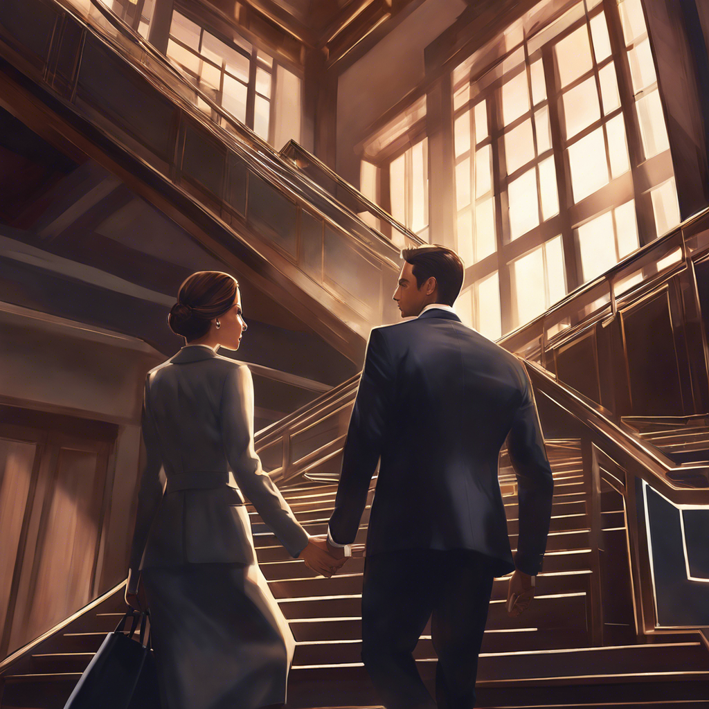 Além das Paredes do Escritório – Capítulo 1: Desejos Ocultos nas Escadas do Prédio